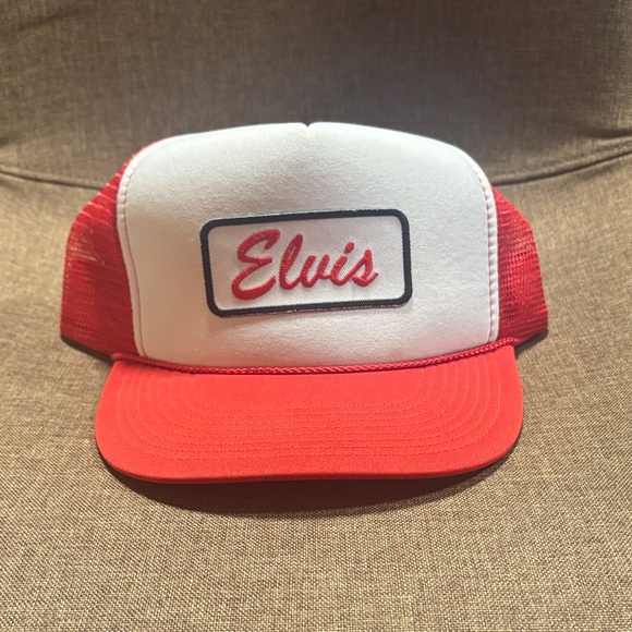 Graceland Other - Vintage Graceland Red and White Elvis Presley Trucker Hat